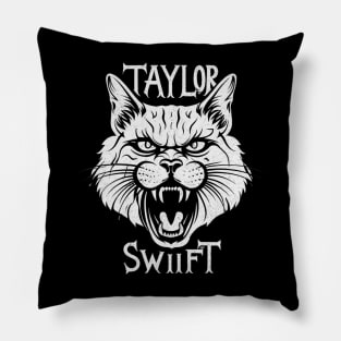 Angry Cat Swift Pillow