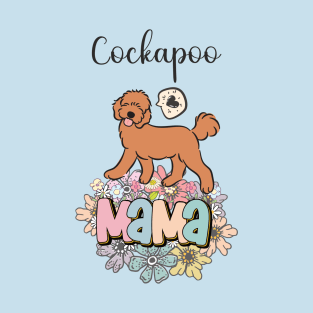 Red Cockapoo Mama T-Shirt