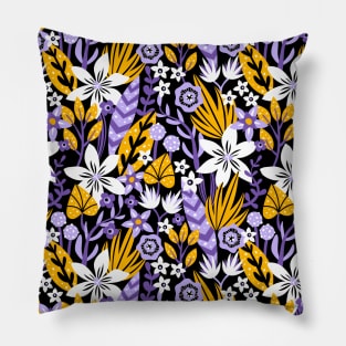 Spooky Floral Pillow