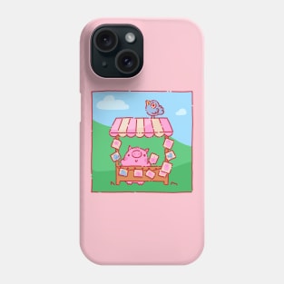 Pig art stall Phone Case