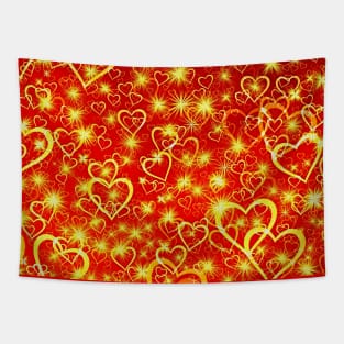 Hearts Ornament Tapestry