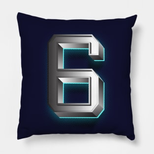 Steel 6 glow Pillow