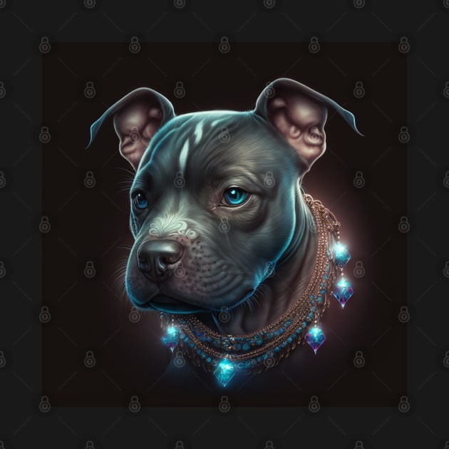 Illuminating Staffy by Enchanted Reverie