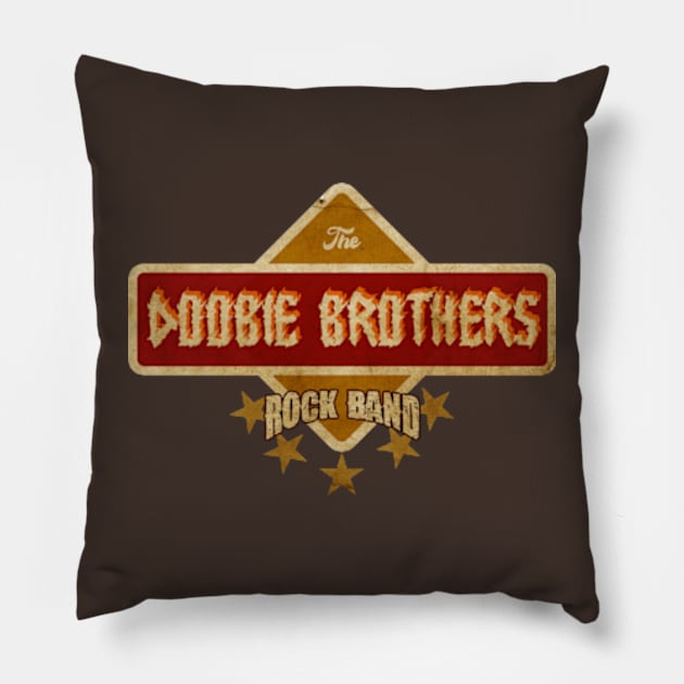 TheDoobie Brothers Rockband Pillow by Kokogemedia Apparelshop