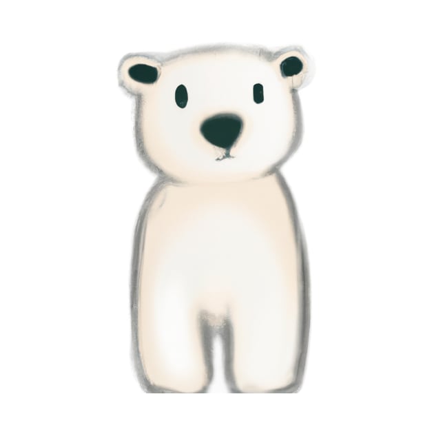 Cute Polar Bear Drawing by Play Zoo