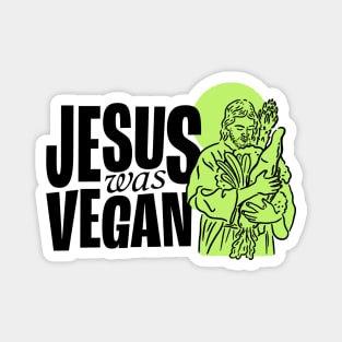 Vegan Jesus Magnet