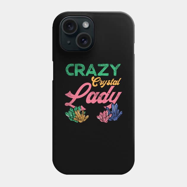 Crazy Crystal Lady Phone Case by maxcode