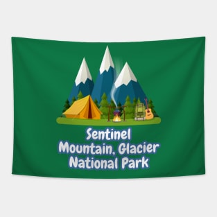 Sentinel Mountain, Glacier National Park Tapestry