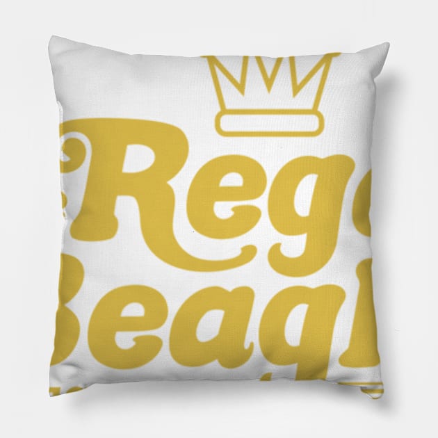 The Regal Beagle Est 1977 Pillow by Greatmanthan