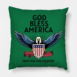 God Bless America Pillow