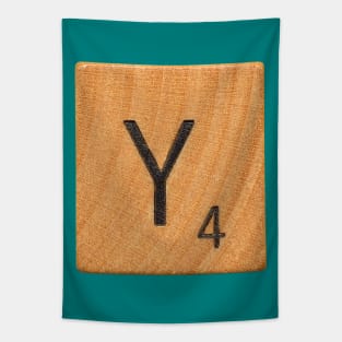 Scrabble Tile 'Y' Tapestry