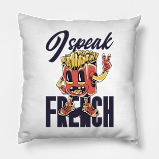 Speaking  French Pillow