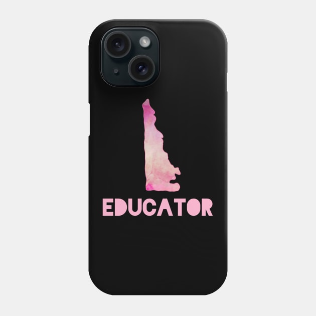 Delaware Educator Phone Case by designed2teach