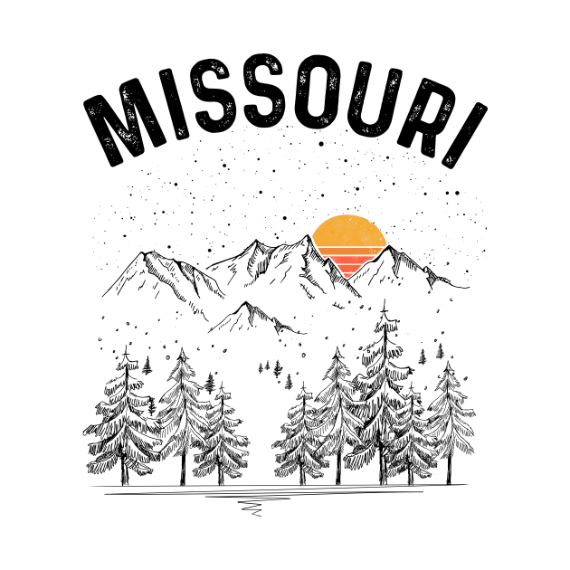 Missouri State Vintage Retro by DanYoungOfficial