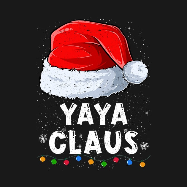 Yaya Claus Christmas Santa Family Matching Pajama by tabaojohnny