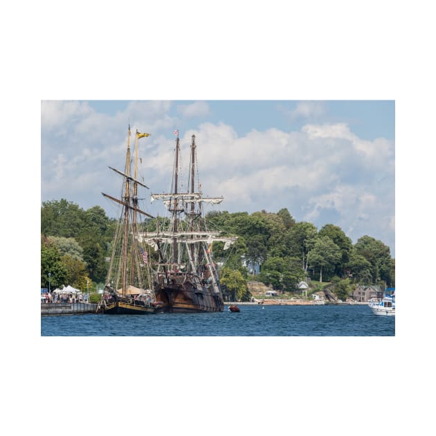 Tall Ships on the St. Lawrence River by josefpittner