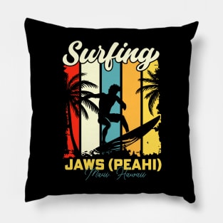 Surfing | Jaws (Peahi), Maui, Hawaii Pillow