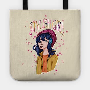 Stylish girl Tote