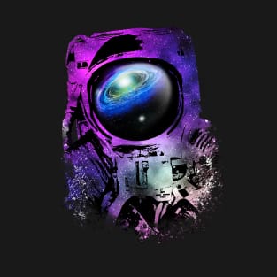 Astronaut in Universe T-Shirt