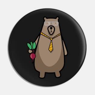 Dwight Schrute Bear Sticker Pin