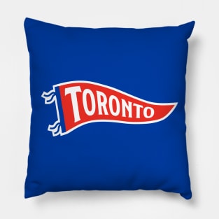 Toronto Pennant - Blue Pillow