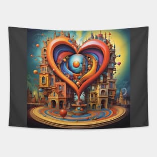 Fairy tale heart Tapestry