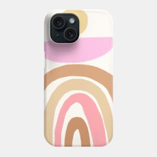 Boho Cute Pastel Abstract Shapes Phone Case