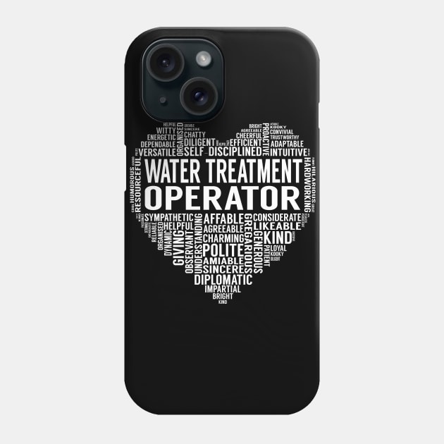 Water Treatment Operator Heart Phone Case by LotusTee