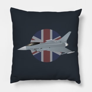 British Eurofighter Typhoon Jet Fighter Pillow