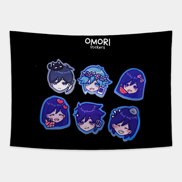 Omori Tapestry by shadowNprints