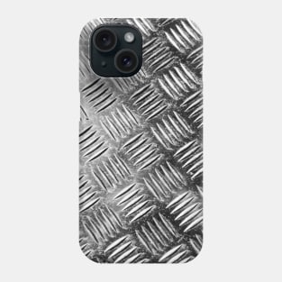 Shiny industrial metal block pattern Phone Case