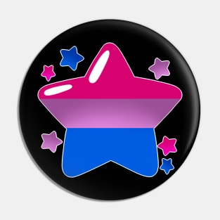 LGBTQ+ Pride Flag Stars - Bisexual Pin