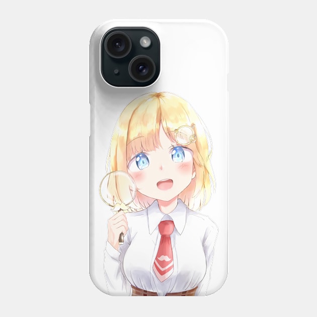 Amelia Watson Hololive Phone Case by Anatolegooch