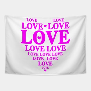 love positive vibes Tapestry