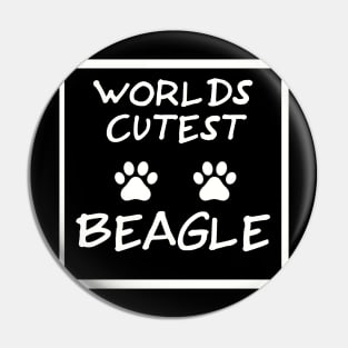 The perfect gift for someone who loves Beagles Pin