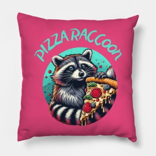 Pizza Raccoon Pillow