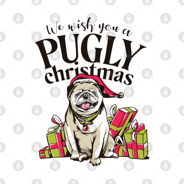 PUGLY CHRISTMAS by madeinchorley