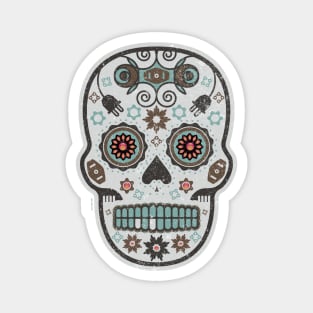 Rastro de Vida Mexican Sugar Skull Magnet