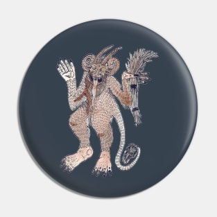 Merry Krampus Pin