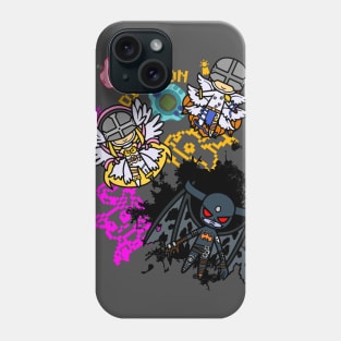 Digital Angels and Demon Phone Case