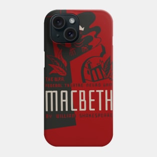 Macbeth Vintage Poster Phone Case