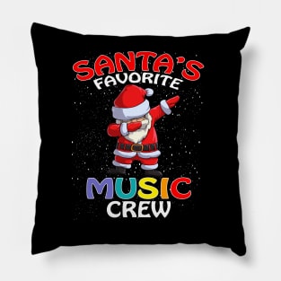 Santas Favorite Music Crew Teachers Christmas Matc Pillow