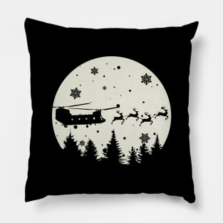 CH-47 Chinook Reindeer Pillow