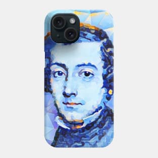 Alexis de Tocqueville Portrait | Alexis de Tocqueville Artwork Painting 14 Phone Case