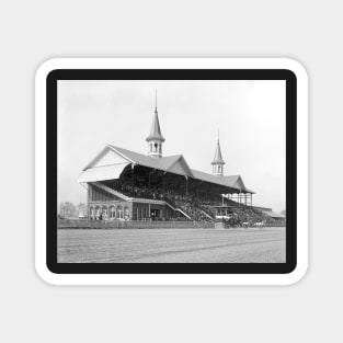 Derby Day at Churchill Downs, 1901. Vintage Photo Magnet