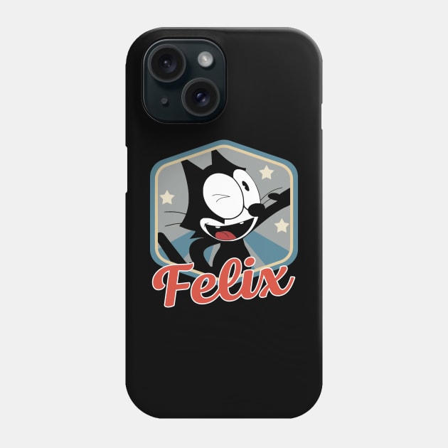 Felix's Tooniverse Zany Exploits on the Big Screen Phone Case by Iron Astronaut