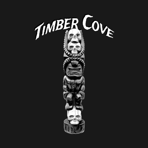 Timber Cove Tiki with 3 skulls by Timber Cove