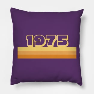 1975 classic vintage design Pillow