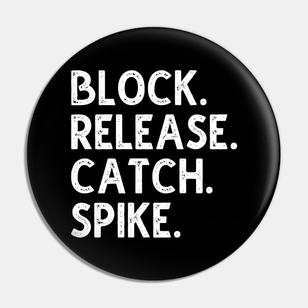 Block Release Catch Spike Pin by DragonTees