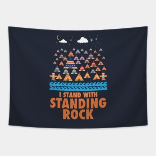 I Stand With Standing Rock Tapestry